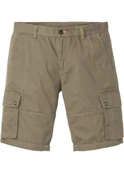 Hombre bonprix bonprix Bermudas tipo cargo de algodón puro con corte regular