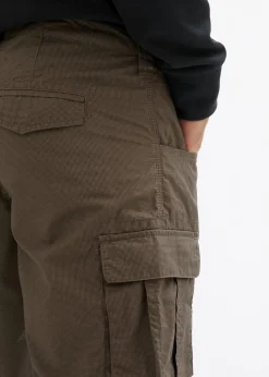 Hombre bonprix bonprix Bermudas tipo cargo de algodón puro con corte relajado