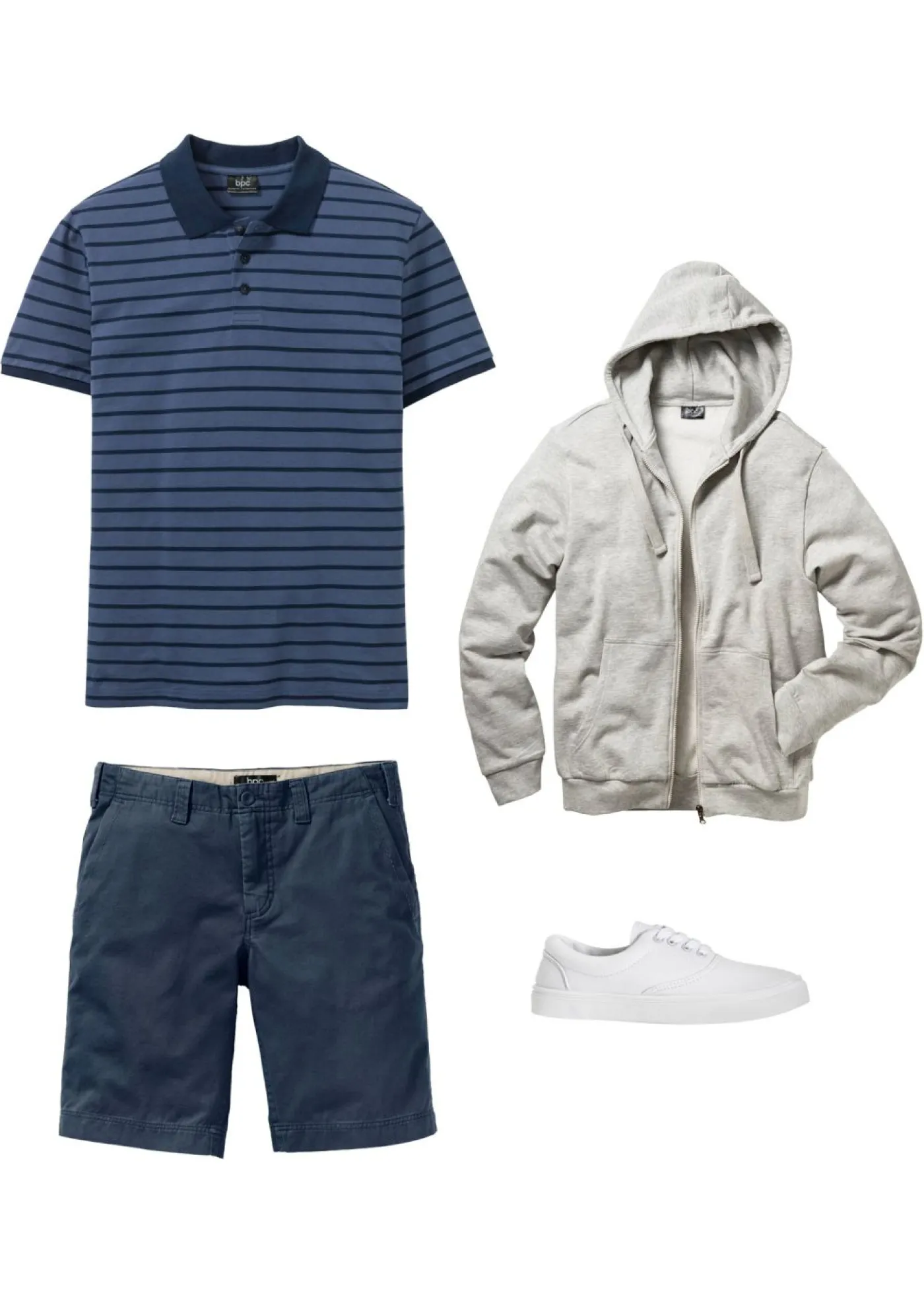 Hombre bonprix bonprix Bermudas tipo chino de algodón puro con corte recto