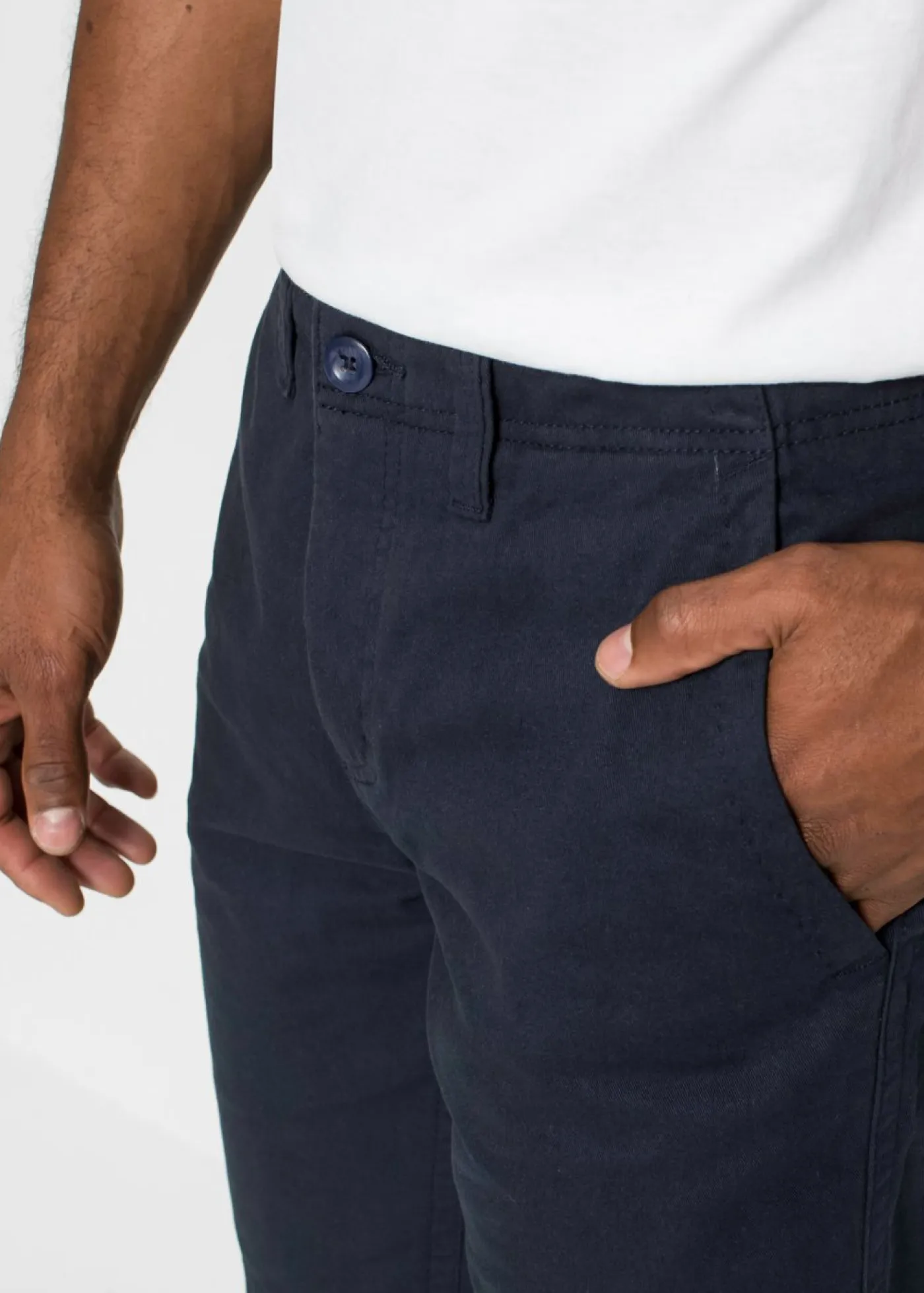 Hombre bonprix bonprix Bermudas tipo chino de algodón puro con corte recto