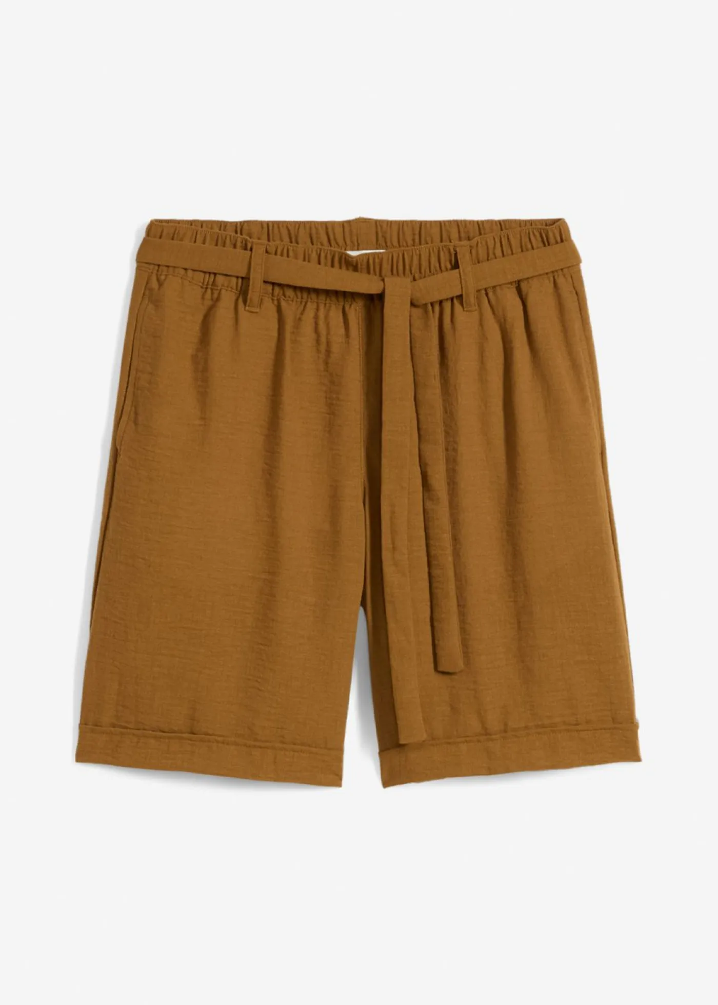 bonprix bonprix Shorts|Pantalones>Bermudas tipo paperbag Marrón coñac