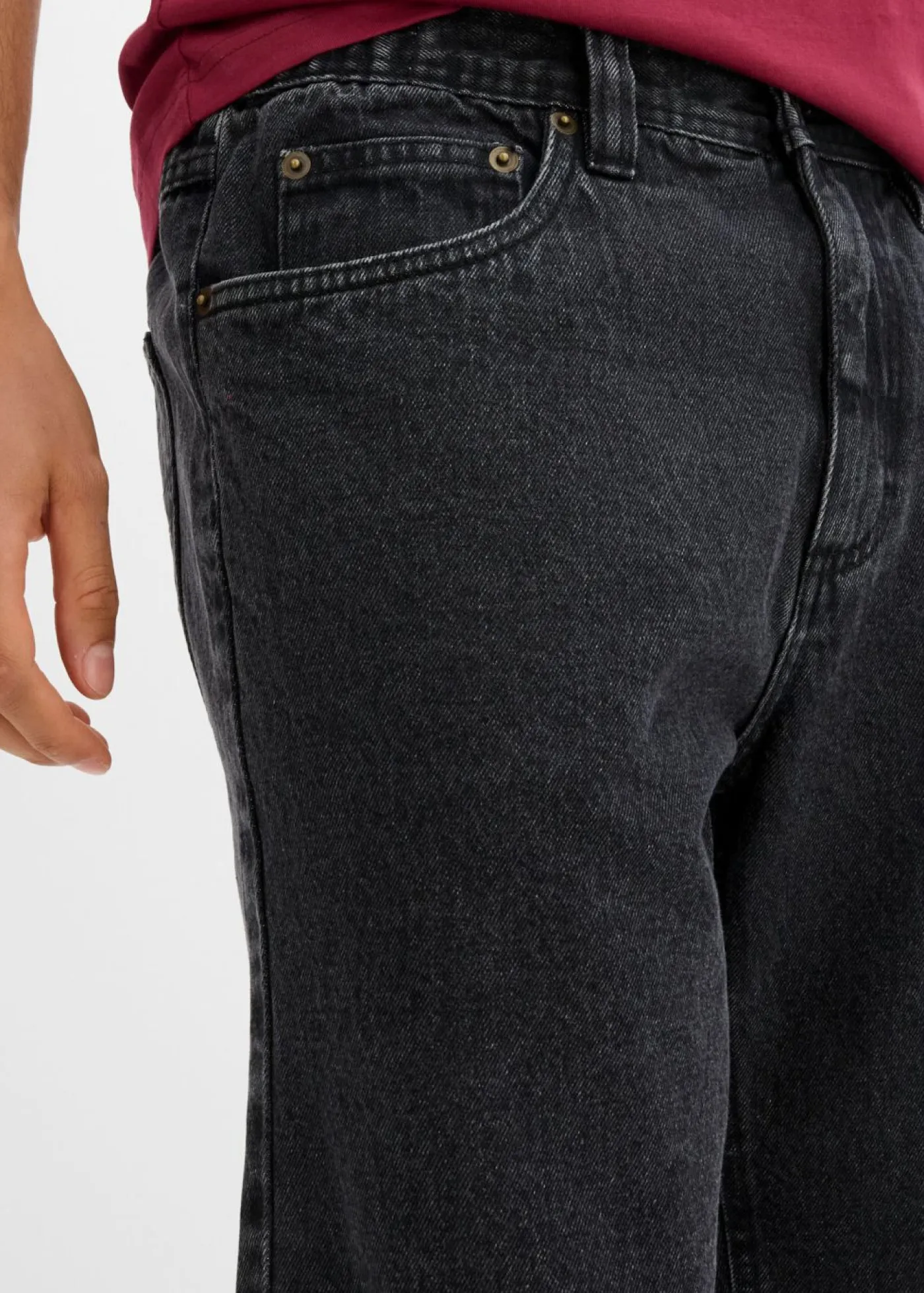 bonprix bonprix Shorts|Vaqueros>Bermudas vaqueras con cintura elástica, classic fit denim negro