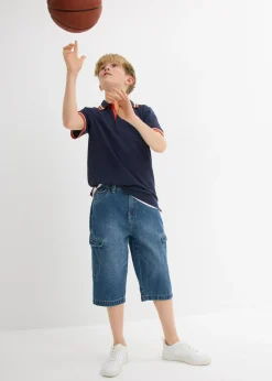 Niños bonprix bonprix Bermudas vaqueras de algodón puro con corte holgado
