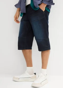 Hombre bonprix bonprix Bermudas vaqueras elásticas, regular fit