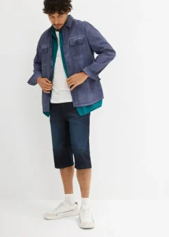 Hombre bonprix bonprix Bermudas vaqueras elásticas, regular fit