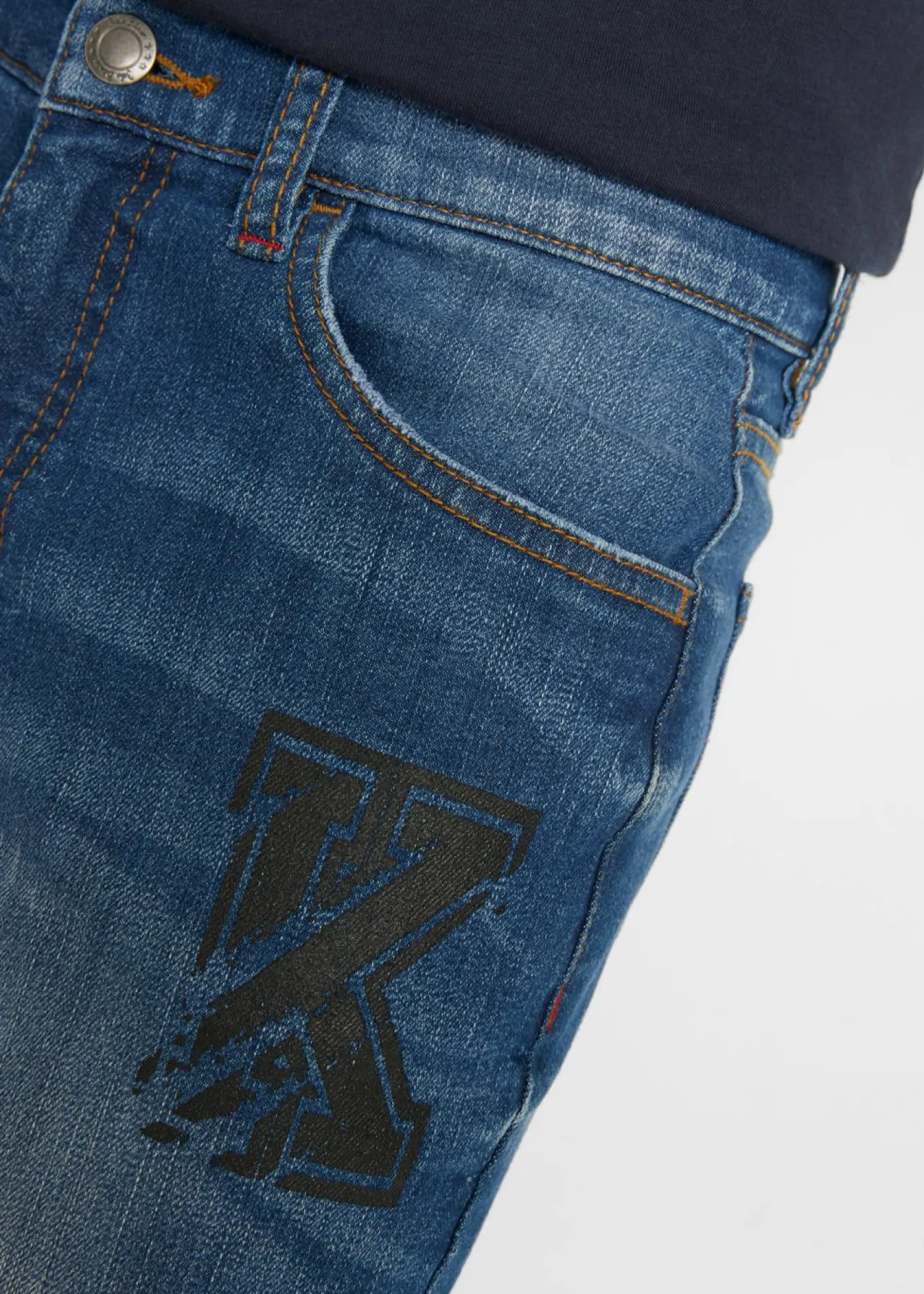 bonprix bonprix Ropa 9 A 16 Años·Jeans|Ropa 9 A 16 Años·Shorts>Bermudas vaqueras elásticas con corte ajustado Azul piedra