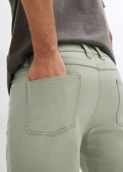 Hombre bonprix bonprix Bermudas vaqueras elásticas con corte regular