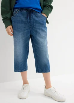 bonprix bonprix Ropa 9 A 16 Años·Jeans|Ropa 9 A 16 Años·Shorts>Bermudas vaqueras largas sin cierre para niños, slim fit Denim