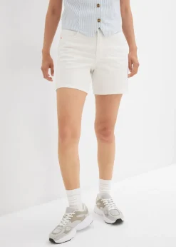 Mujer bonprix bonprix Bermudas vaqueras poco elásticas con talle medio