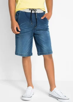 bonprix bonprix Ropa 9 A 16 Años·Jeans|Ropa 9 A 16 Años·Shorts>Bermudas vaqueras sin cierre, regular fit Denim