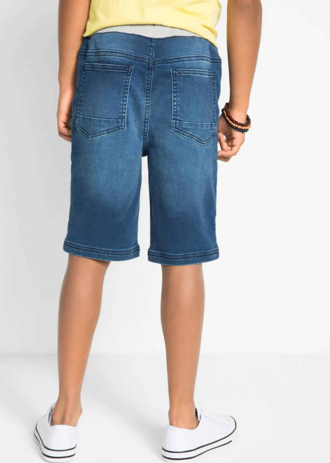 bonprix bonprix Ropa 9 A 16 Años·Jeans|Ropa 9 A 16 Años·Shorts>Bermudas vaqueras sin cierre, regular fit Denim