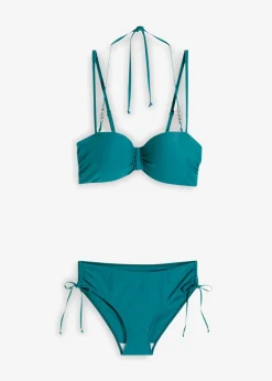 Mujer bonprix bonprix Bikini balconette (2 piezas) con tirantes halter extra