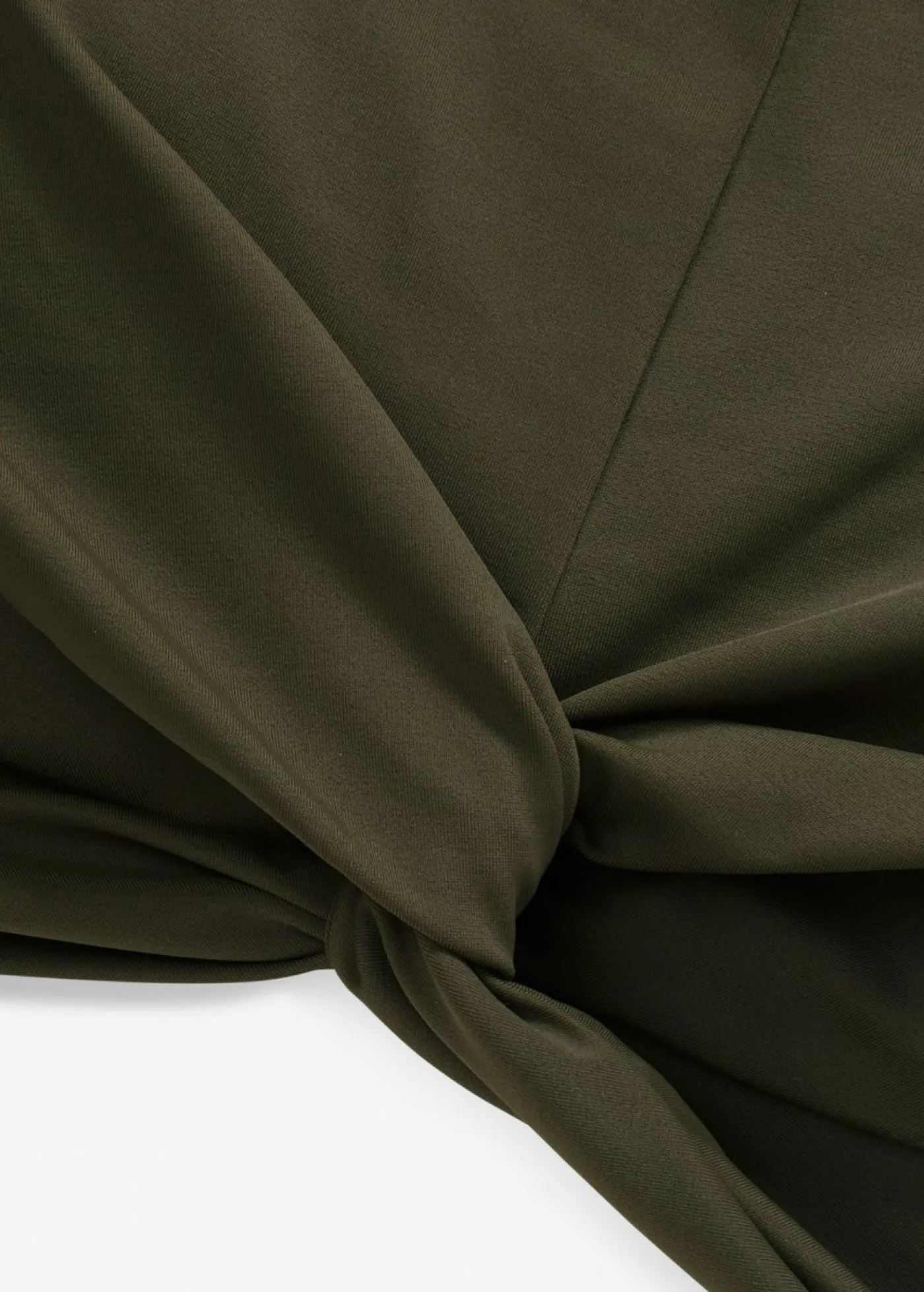 bonprix bonprix Bikinis>Bikini bustier con diseño cruzado (2 piezas) Verde oliva oscuro