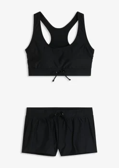 Mujer bonprix bonprix Bikini bustier con pantalón de baño (2 piezas)