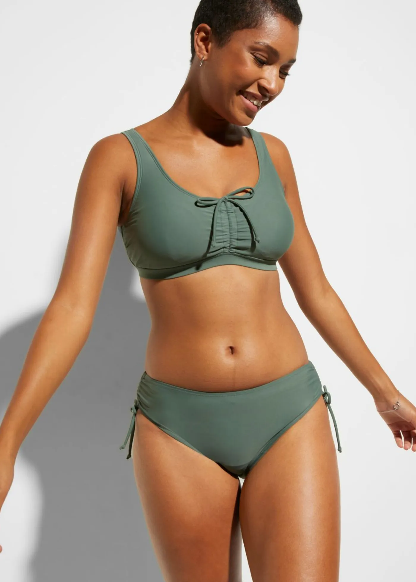 Mujer bonprix bonprix Bikini tipo bustier (2 piezas) con cinta para anudar