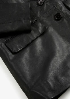 bonprix bonprix Premium|Blazers>Blazer con napa de borrego Negro