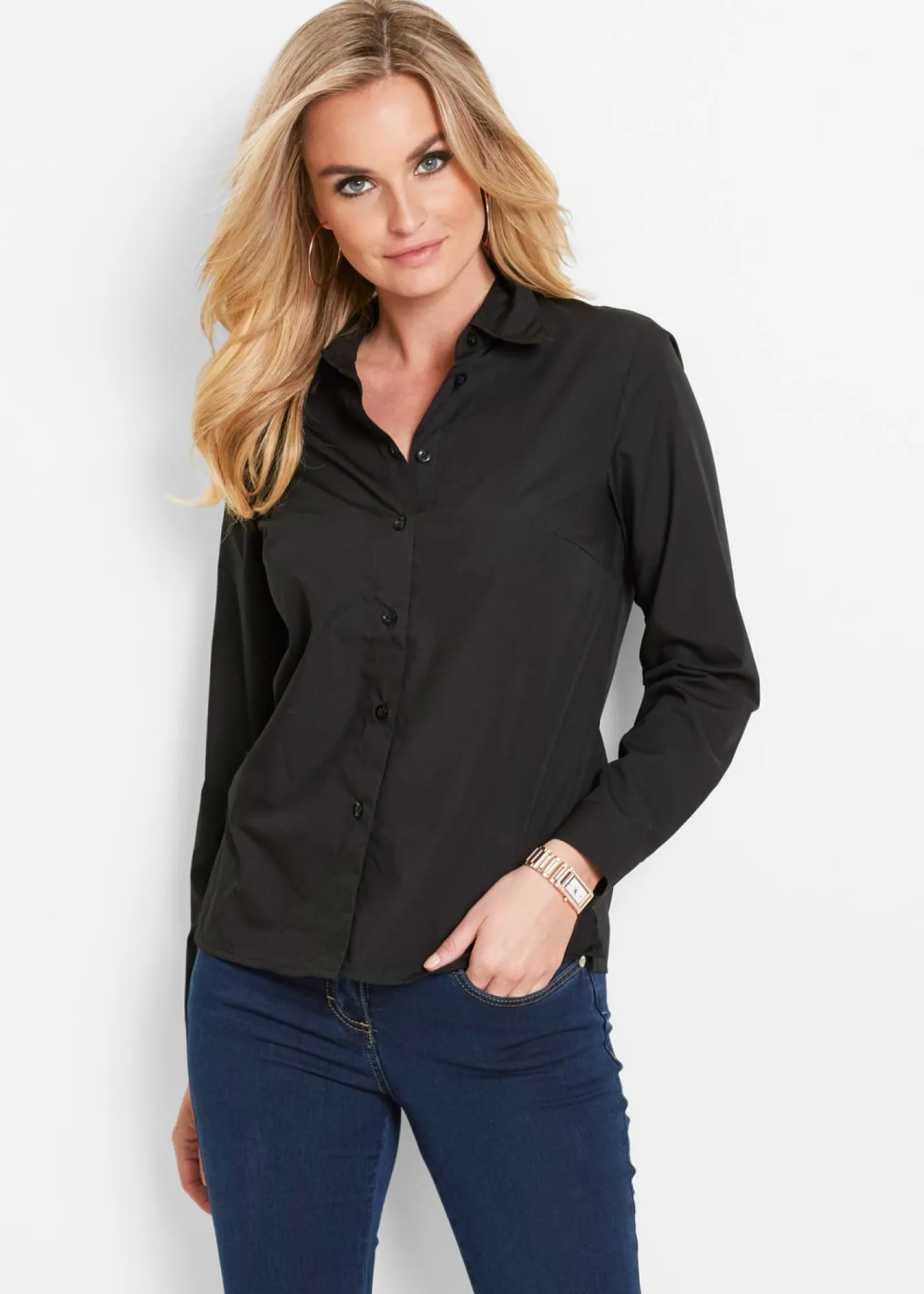 bonprix bonprix Camisas Y Blusas>Blusa Negro