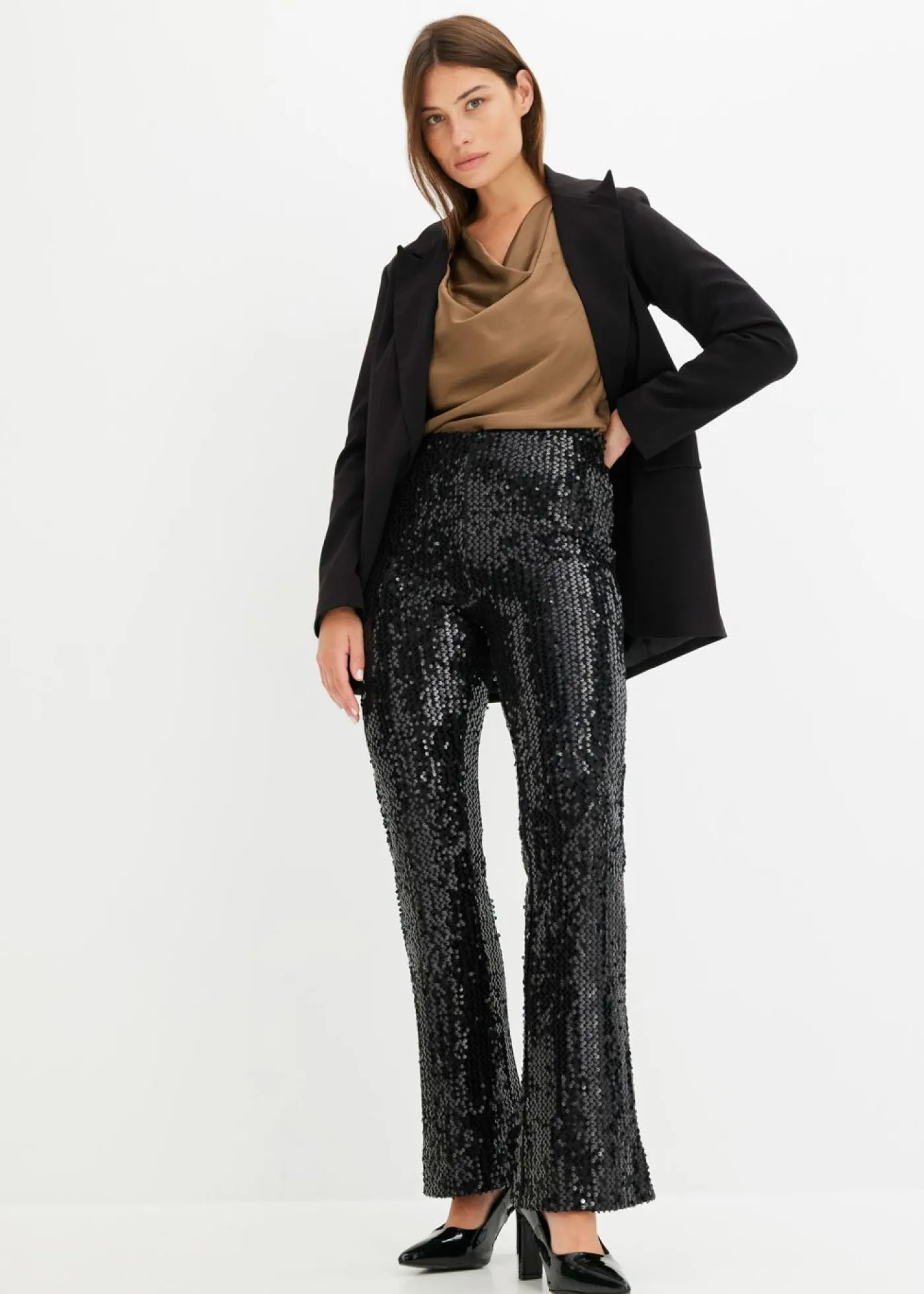 bonprix bonprix Camisas Y Blusas>Blusa Marrón turrón