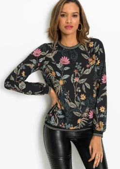 bonprix bonprix Camisas Y Blusas>Blusa Negro de flores