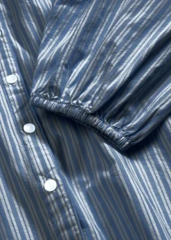 bonprix bonprix Camisas Y Blusas>Blusa azul ahumado/blanco rayas verticales