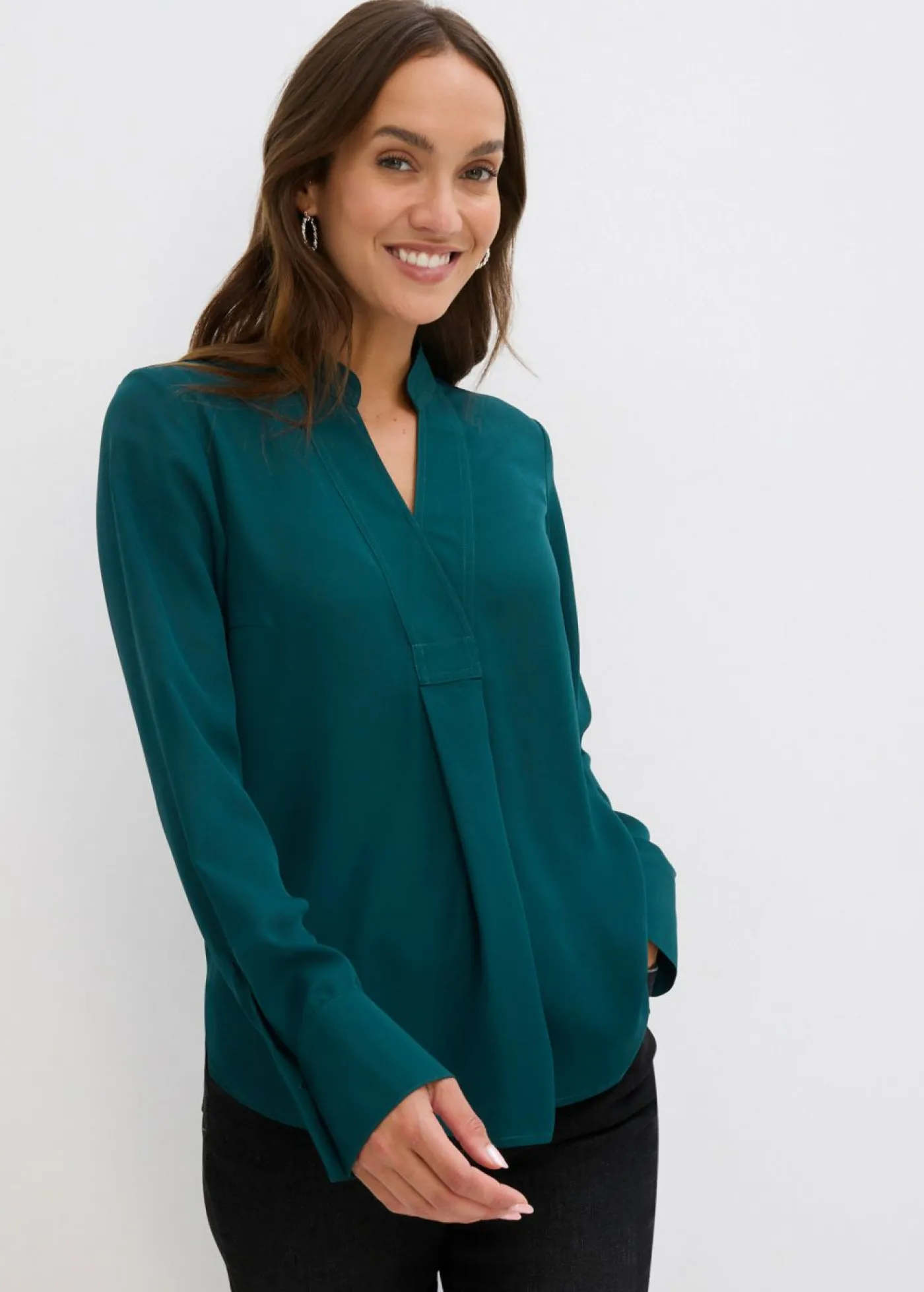 bonprix bonprix Camisas Y Blusas>Blusa Verde intenso