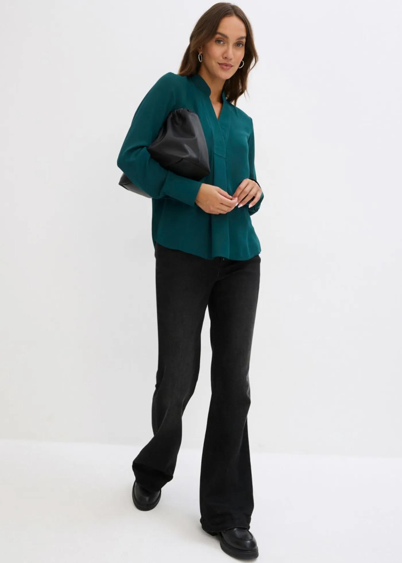 bonprix bonprix Camisas Y Blusas>Blusa Verde intenso