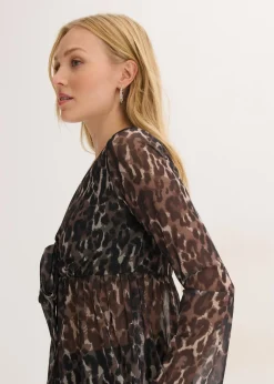 Mujer bonprix bonprix Blusa ajustada de malla