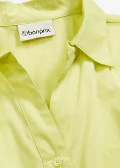 bonprix bonprix Camisas Y Blusas>Blusa asimétrica con mangas abullonadas Verde menta