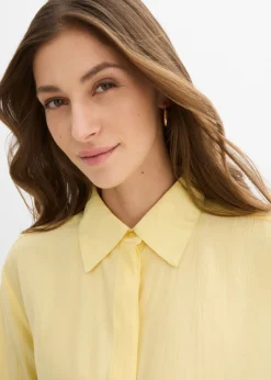 Mujer bonprix bonprix Blusa camisera de mezcla de viscosa fluida