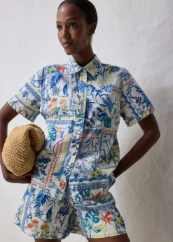 Mujer bonprix bonprix Blusa con contenido de seda