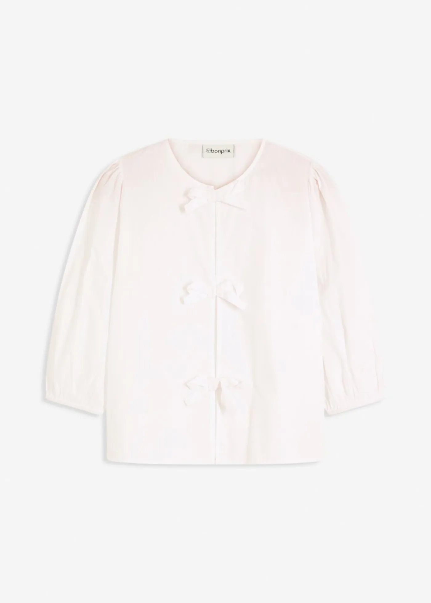 bonprix bonprix Camisas Y Blusas>Blusa con detalle de lazo Blanco