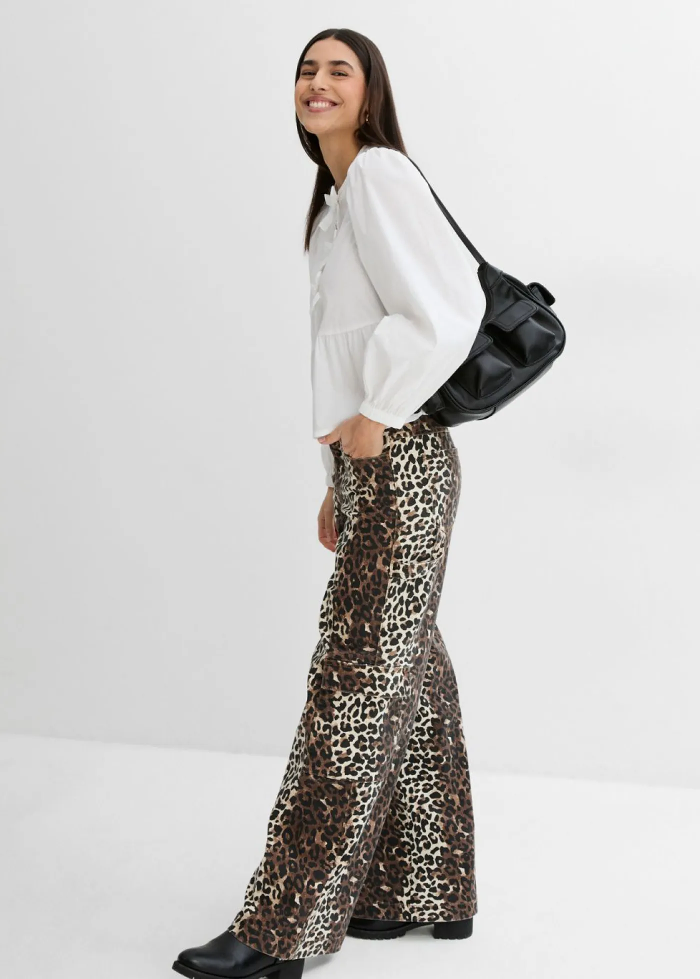 bonprix bonprix Camisas Y Blusas>Blusa con detalles de lazo Blanco