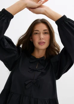 Mujer bonprix bonprix Blusa con detalles de lazo