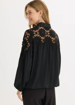 Mujer bonprix bonprix Blusa con encaje