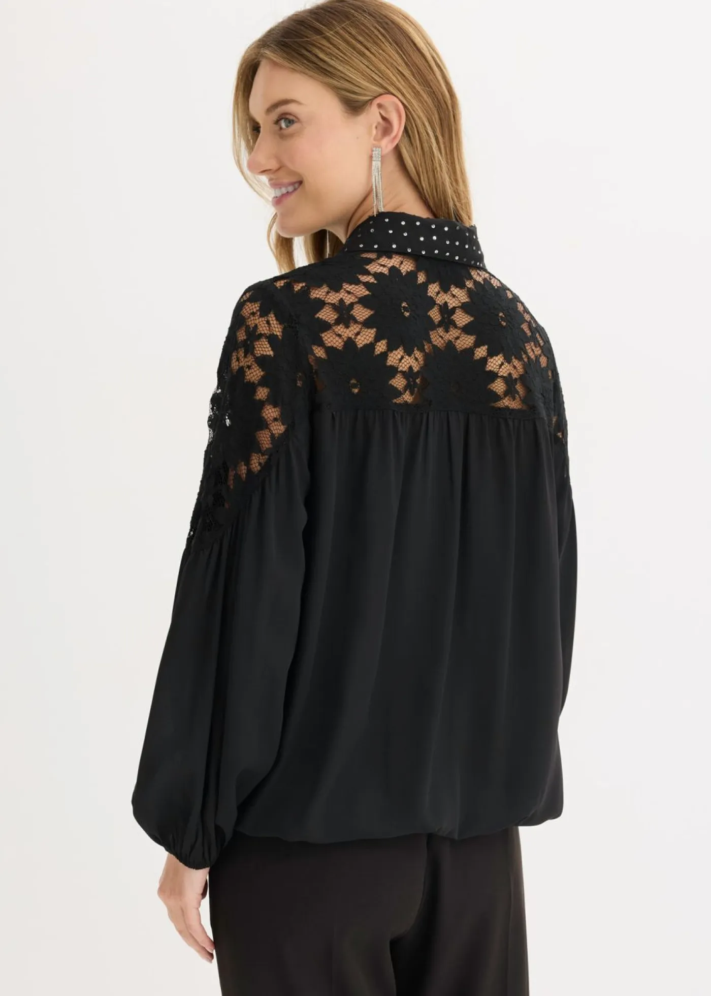 Mujer bonprix bonprix Blusa con encaje