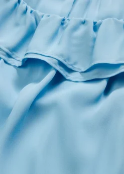 bonprix bonprix Camisas Y Blusas>Blusa con escote bañera Azul claro