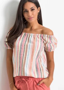 Mujer bonprix bonprix Blusa con escote bañera