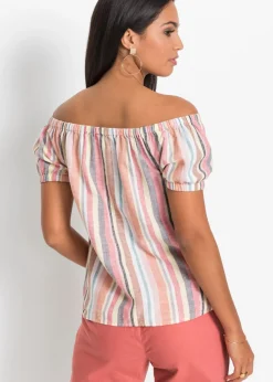 Mujer bonprix bonprix Blusa con escote bañera