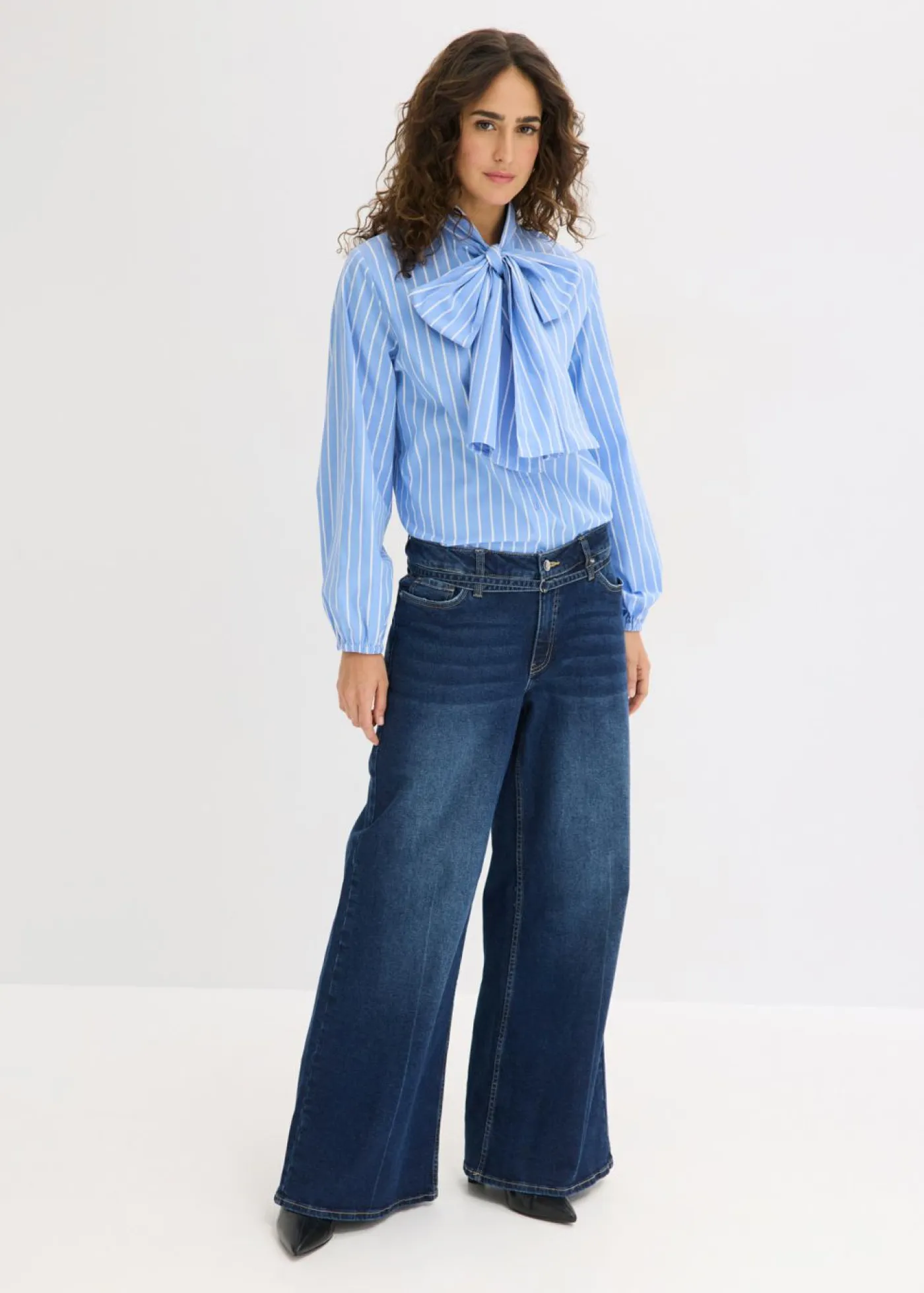 Mujer bonprix bonprix Blusa con lazo