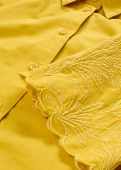 Mujer bonprix bonprix Blusa corta con contenido de seda