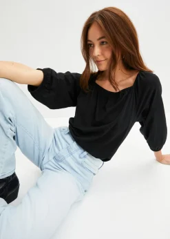 Mujer bonprix bonprix Blusa de algodón orgánico puro