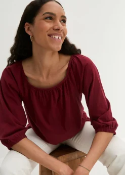 Mujer bonprix bonprix Blusa de algodón orgánico puro