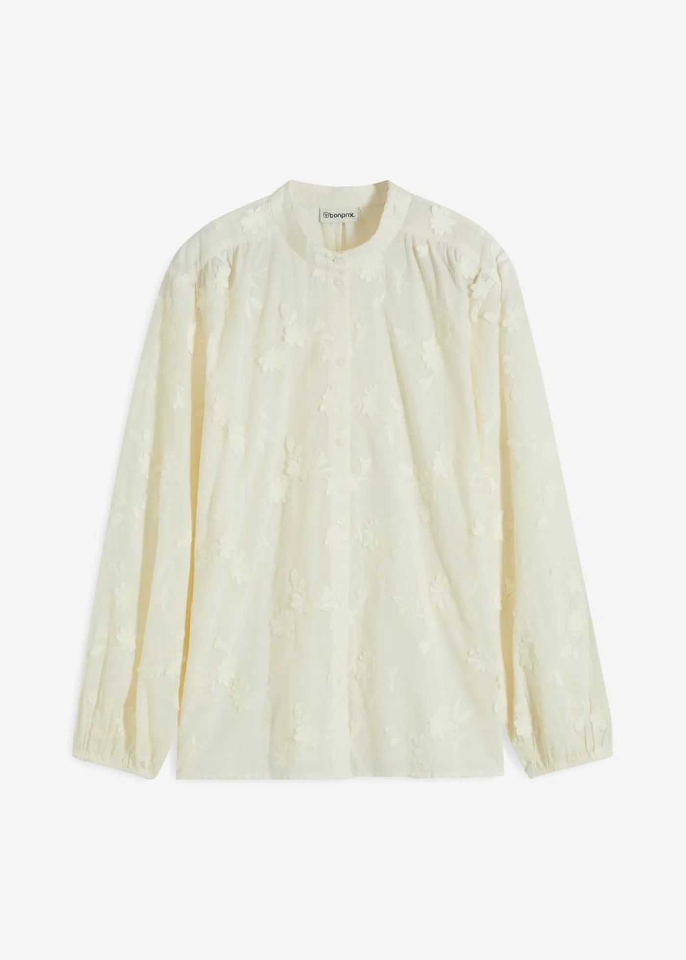 bonprix bonprix Camisas Y Blusas>Blusa de algodón puro Blanco lana