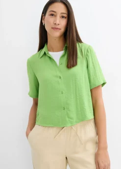Mujer bonprix bonprix Blusa de crepé ligero con corte boxy