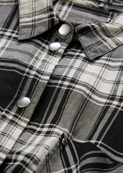 Mujer bonprix bonprix Blusa de cuadros de algodón puro