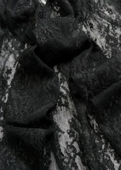 Mujer bonprix bonprix Blusa de encaje con ligeras transparencias