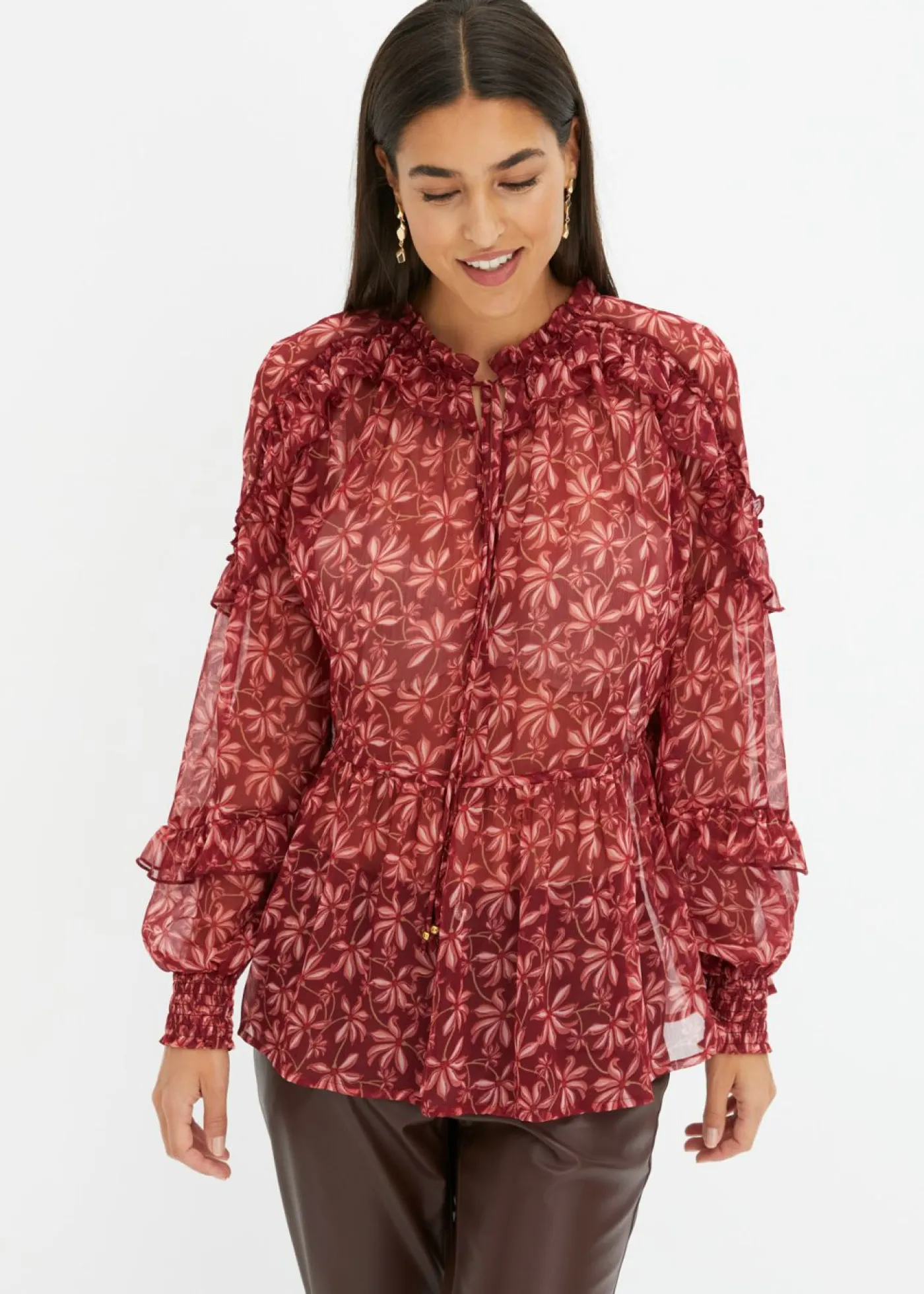 Mujer bonprix bonprix Blusa de gasa