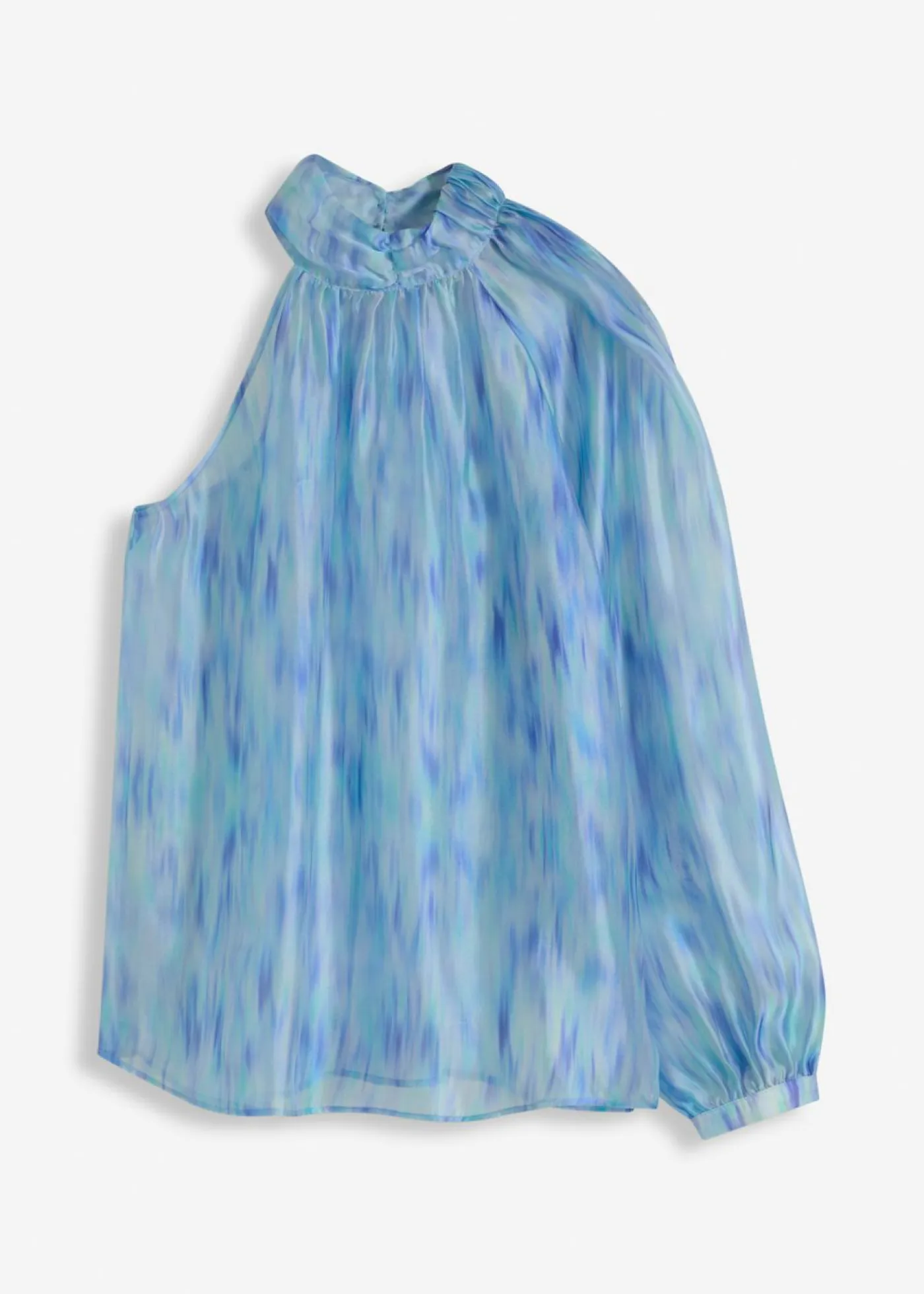 Mujer bonprix bonprix Blusa de gasa con un hombro al descubierto