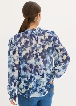 Mujer bonprix bonprix Blusa de gasa estampada