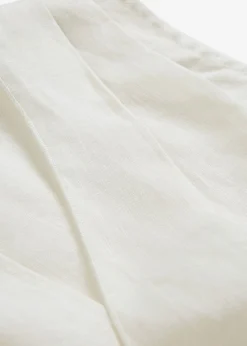 Mujer bonprix bonprix Blusa de lino puro con efecto cruzado